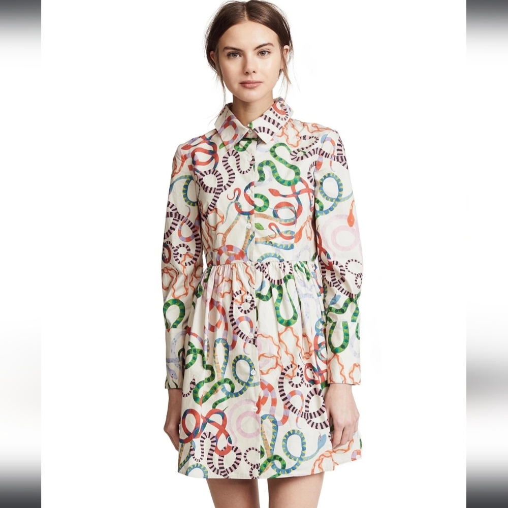 RARE Rachel Antonoff Prescott Snake Dress size 8